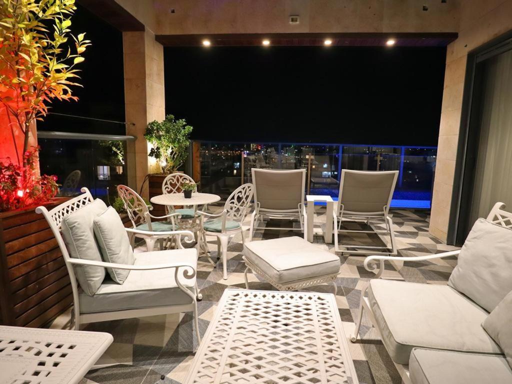 Luxury Rooftop Apartment In Netanya Exteriör bild